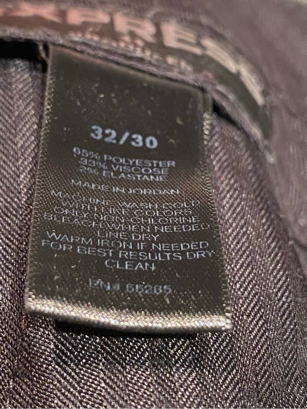 Express Producer Men's Herringbone Straight-Front Gray Dress Pants, 32x30 - Picture 3 of 10